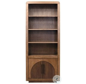 Eclipse Bourbon And Walnut 78" High Bookcase Pier
