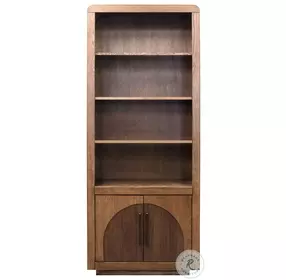 Eclipse Bourbon And Walnut 78" High Bookcase Pier