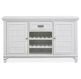 Harborwick White Dove 2 Door Server