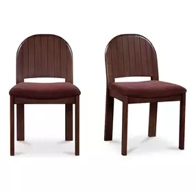 Emil Berry Upholstered Dining Chair Set of 2