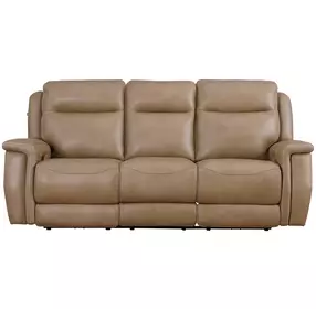 Fischer Saddle Leather 86" Zero Gravity Power Reclining Sofa with Power Headrest and USB Charging