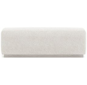 Tempo Cream Performance Fabric 56" Bed Bench