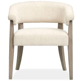 Skylar Ridge Beige Upholstered Host Chair Set of 2