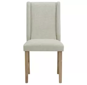 Holmes White Upholstered Dining Side Chair Set of 2