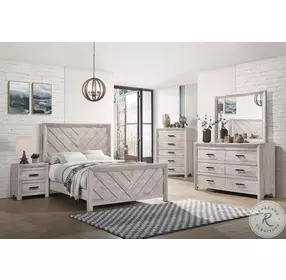 Keely White Panel Bedroom Set