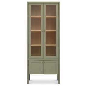 Hannah Green 4 Door Tall Cabinet