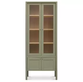 Hannah Green 4 Door Tall Cabinet