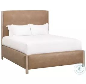 Emmett Ivanhoe Toast Queen Upholstered Platform Bed