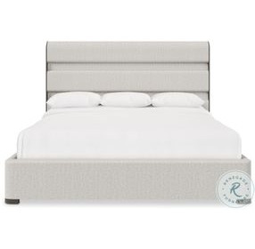 Prado Porcini Queen Upholstered Panel Bed