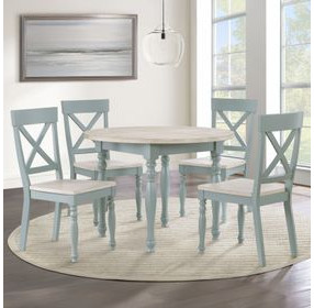Darcy Green Round Dining Room Set