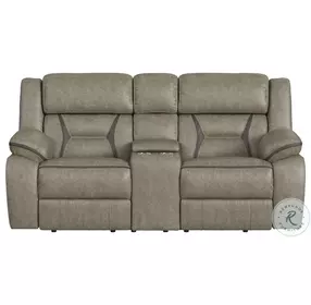 Kaoru Grey Reclining Loveseat