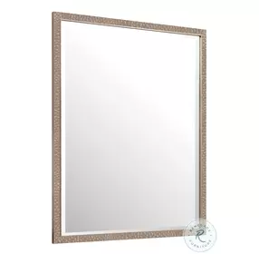 Archives Satin Brass Rectangle Mirror