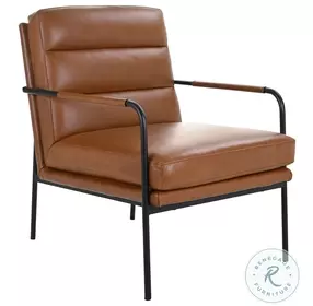 Verlaine Brown Accent Chair