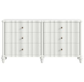 Haven Warm White 6 Drawer Dresser