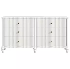 Haven Warm White 6 Drawer Dresser