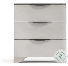 Sereno Lutra 3 Drawer Nightstand with USB Charging