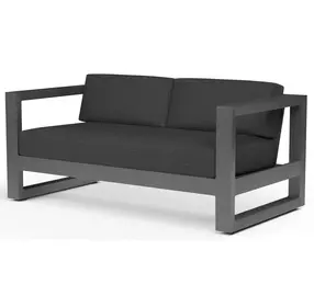 Redondo Spectrum Carbon 65" Outdoor Loveseat