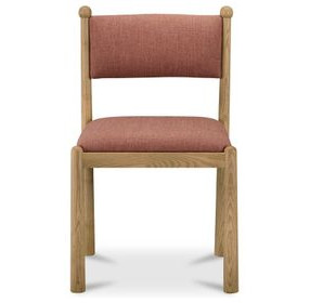 Villetta Deep Pink Upholstered Dining Chair Set of 2