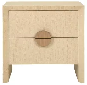 Ezra Natural Rectangular Side Table