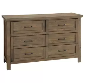 Westfield Harvest Brown 6 Drawer Dresser