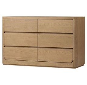 Modena Natural 6 Drawer Dresser