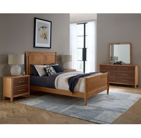 Nordhaven Clear Maple Poster Bedroom Set