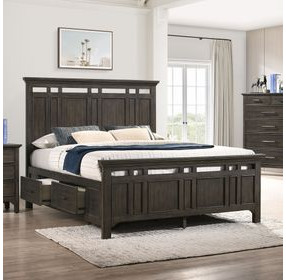 Hawthorne Burnished Clay Storage Panel Bedroom Set