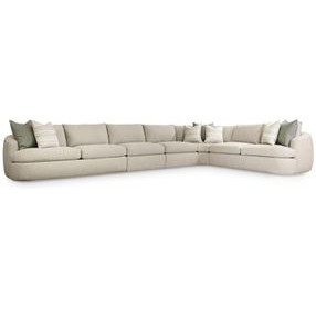 Jules Beige 5 Piece Sectional