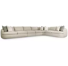 Jules Beige 5 Piece Sectional