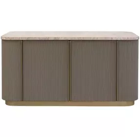 Cataldi Taupe 71" Kitchen Island