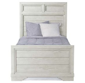 Foundry White Dove Twin Panel Bed