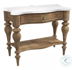 Stonegate Flax Seed Bedside Table
