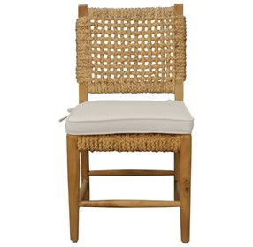 Ashbury Natural Upholstered Dining Chair Set of 2