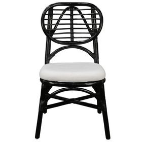 Kaya Black Upholstered Dining Chair Set of 2