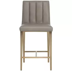 Hadwin Ivanhoe Mineral Upholstered Counter Height Stool