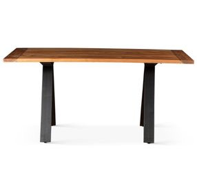 Cyprus Natural Teak Small 65" Dining Table