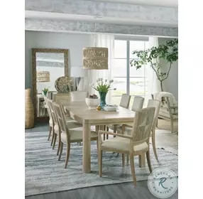 Surfrider Light Natural 100" Rectangular Extendable Dining Room Set