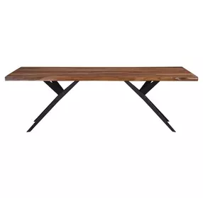 Rosewood Natural Sheesham 94" Rectangular Dining Table