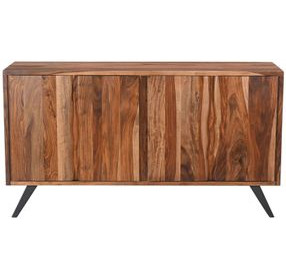 Rosewood Natural Sheesham 4 Door Sideboard