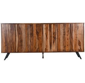 Rosewood Natural Sheesham 6 Door Sideboard