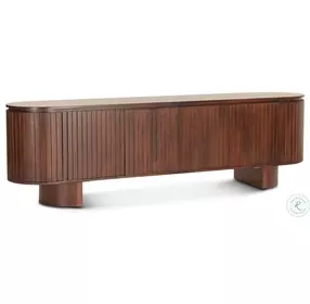 Antonio Aged Mahogany 79" Media Cabinet