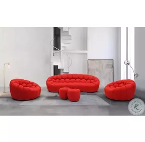 Fantasy Red Living Room Set