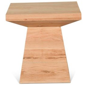 Incus Natural Oak Square Side Table