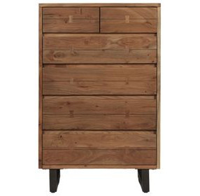 Glenwood Smoked Acacia 6 Drawer Dresser