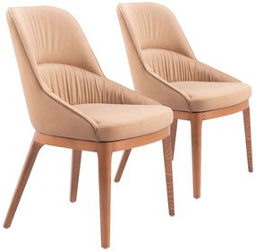 Ayr Tan Dining Chair Set Of 2
