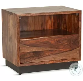 Elliston Natural Live Edge 26" Nightstand