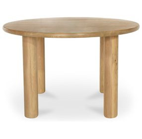 Milo Light Oak 48" Round Dining Table