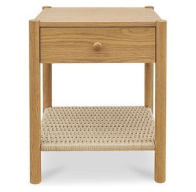 Millie Natural 1 Drawer Nightstand
