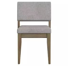 Flex Sandbar Oak and Gray Upholstered Side Chair Set of 2