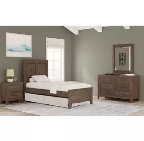 Carlson Harvest Brown Youth Panel Bedroom Set